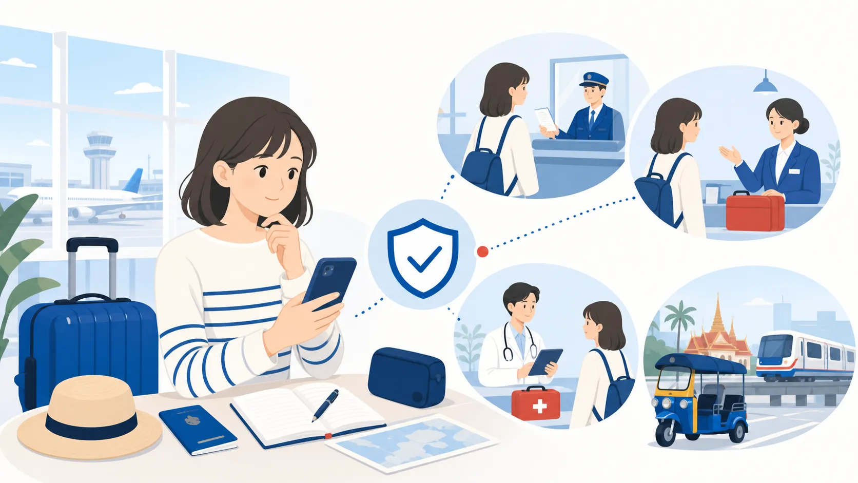 タイの緊急通報は「1669」ひとつ、72時間無料の「UCEP」は旅行者には使えません